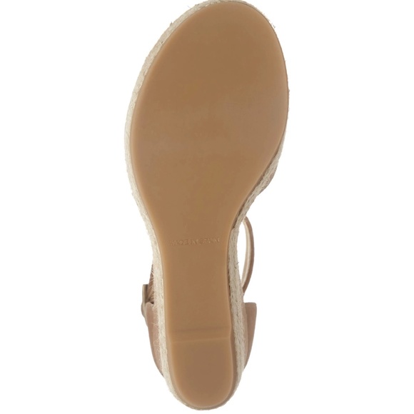 Cordani Elisa Taupe Suede Wedge Platform Espadrille Sandals MADE in SPAIN sz 39 - Picture 5 of 9